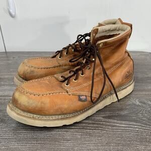 Thorogood 804-4200 American Heritage 6" Safety Moc Toe Wedge Boot 12 EE **READ**